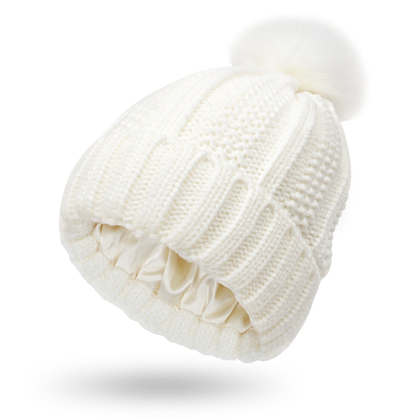 Pom-Pom Knit Hat