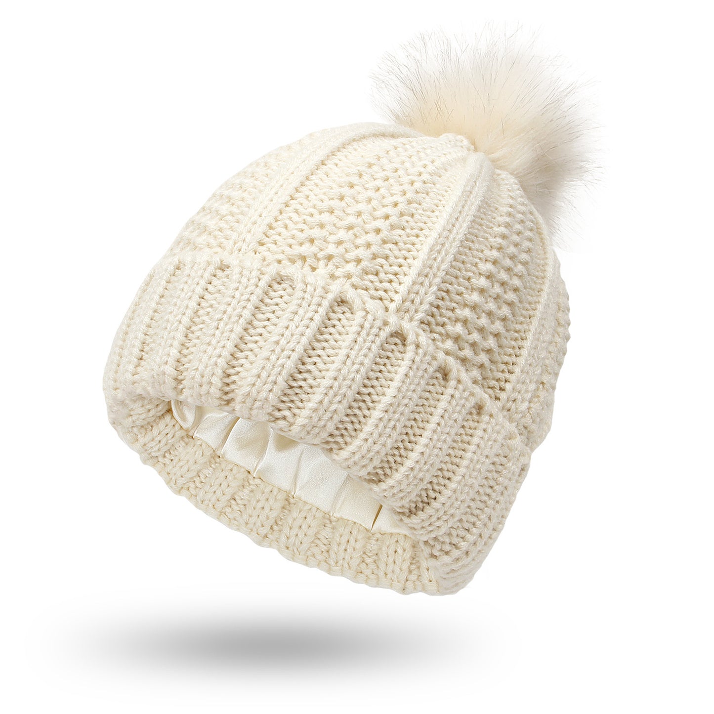 Pom-Pom Knit Hat