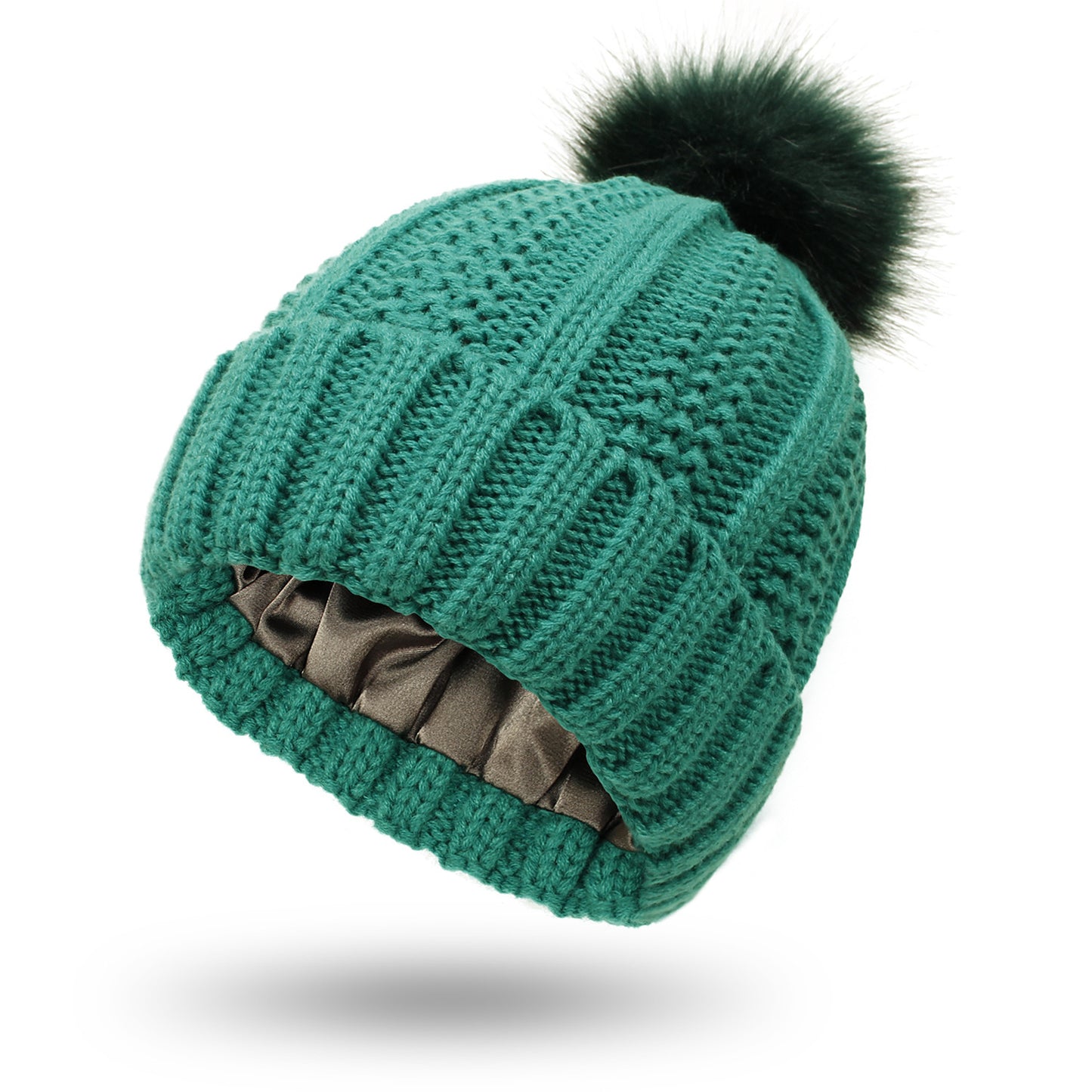 Pom-Pom Knit Hat