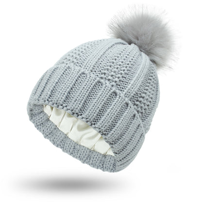 Pom-Pom Knit Hat