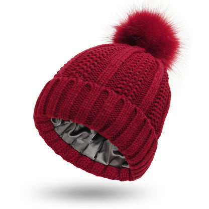 Pom-Pom Knit Hat