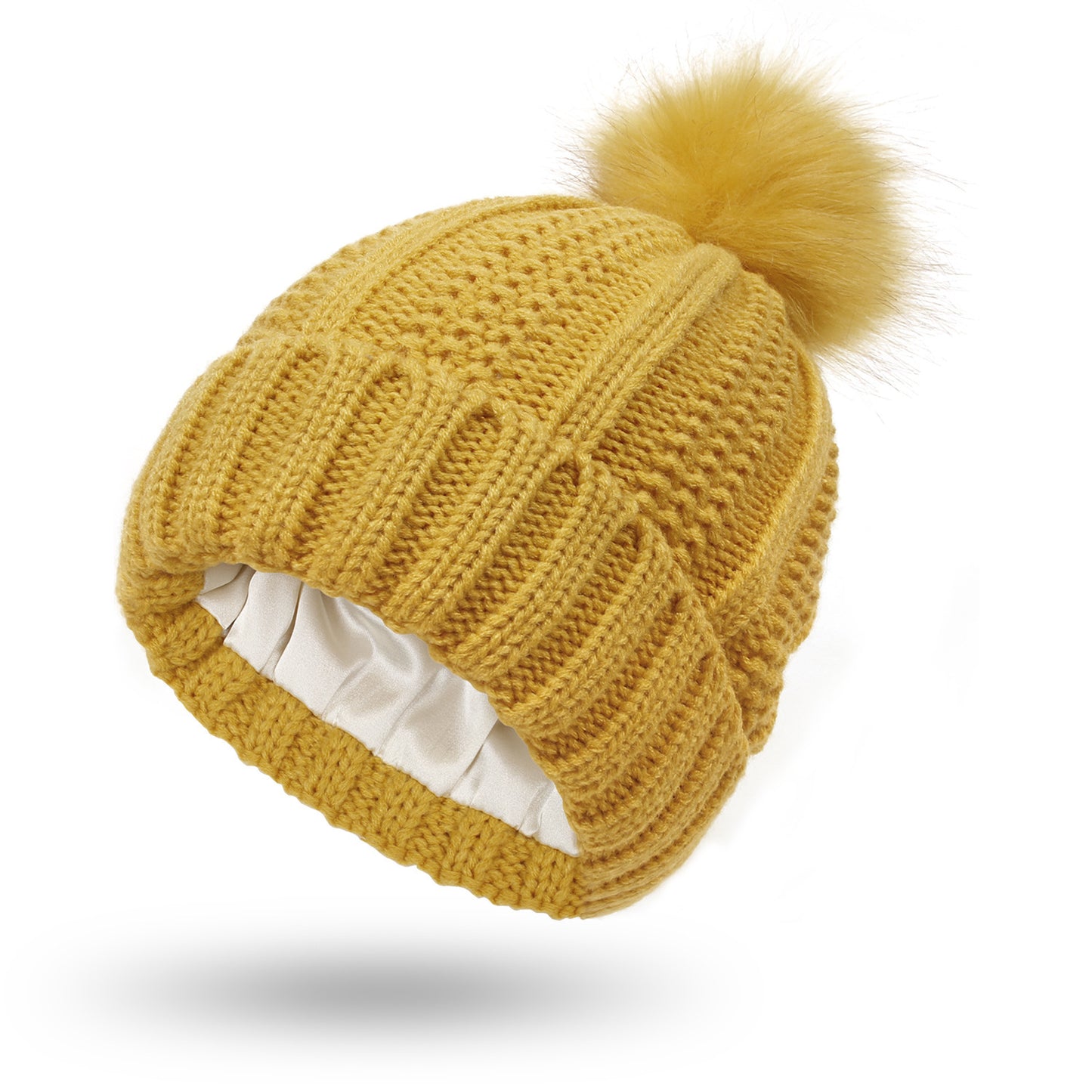 Pom-Pom Knit Hat